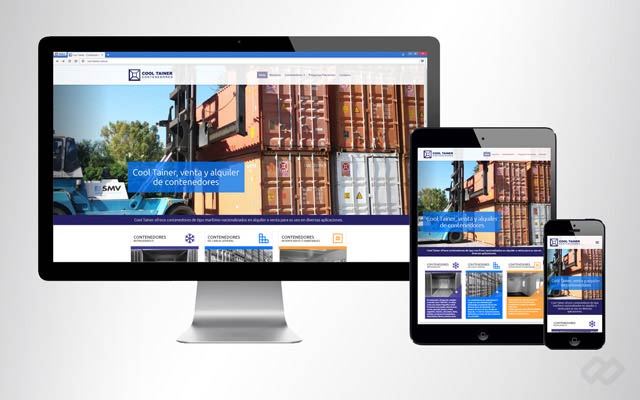 Re-diseño sitio web empresa comercializadora de containers